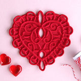 Delicate Filigree Heart (Lace)