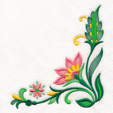 Jacobean Blooms Corner