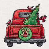 Christmas Trees & Cardinals Retro Truck