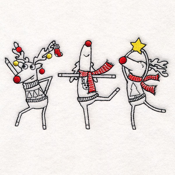 Merry Toilet Paper - Dance Party Reindeer