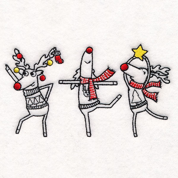 Merry Toilet Paper - Dance Party Reindeer