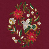Christmas Textures Poinsettia & Dove Feature