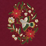 Christmas Textures Poinsettia & Dove Feature