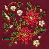 Christmas Textures Poinsettia Corner