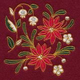 Christmas Textures Poinsettia Corner