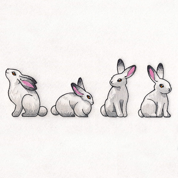 Bunnies in Winter Border