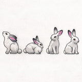 Bunnies in Winter Border