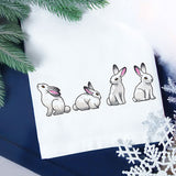 Bunnies in Winter Border