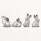 Bunnies in Winter Border