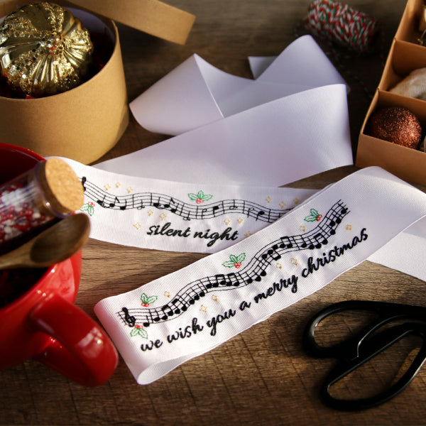 Christmas Music Borders - We Wish You Merry Christmas