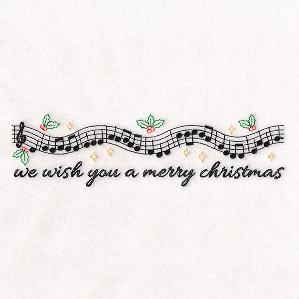 Christmas Music Borders - We Wish You Merry Christmas
