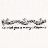 Christmas Music Borders - We Wish You Merry Christmas