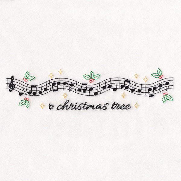 Christmas Music Borders - O Christmas Tree