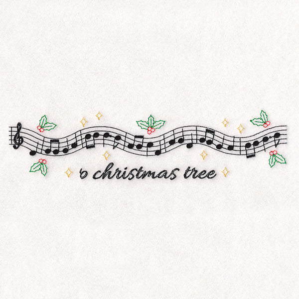 Christmas Music Borders - O Christmas Tree