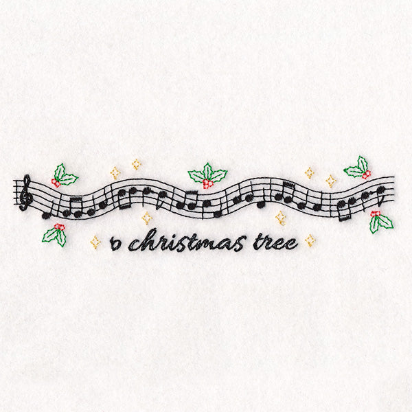 Christmas Music Borders - O Christmas Tree