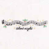 Christmas Music Borders - Silent Night