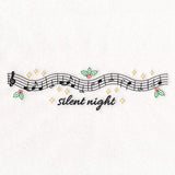 Christmas Music Borders - Silent Night