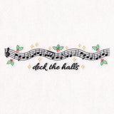 Christmas Music Borders - Deck the Halls