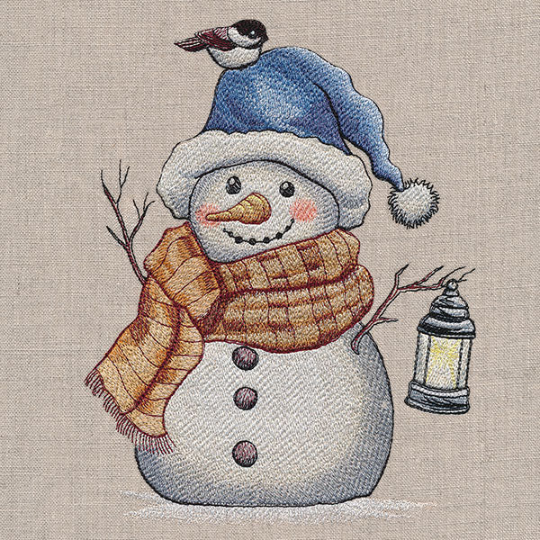 Winter Cheer Snowman – Embroidery Library