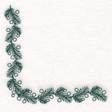 Delicate Christmas Corners - Pine