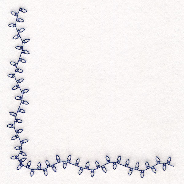 Delicate Christmas Corners - Lights