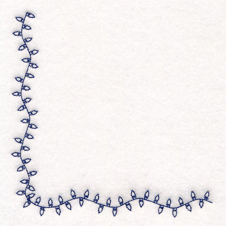 Delicate Christmas Corners - Lights
