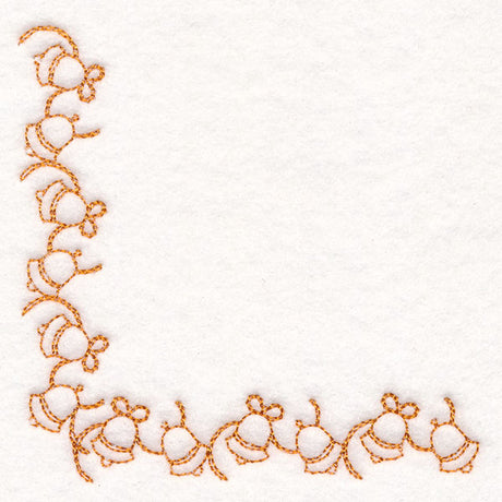 Delicate Christmas Corners - Bells