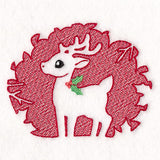 Magical Christmas Creatures - Reindeer (Embossed)