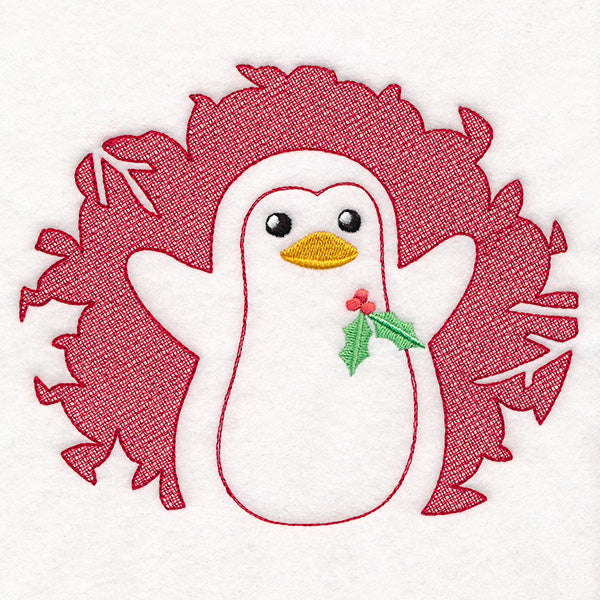 Magical Christmas Creatures - Penguin (Embossed)