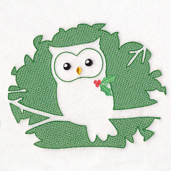 Magical Christmas Creatures - Owl (Embossed)