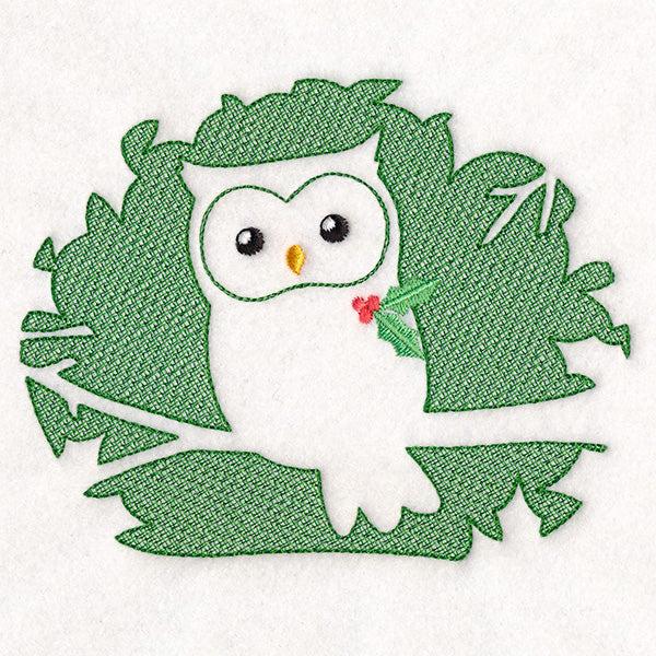 Magical Christmas Creatures - Owl (Embossed)