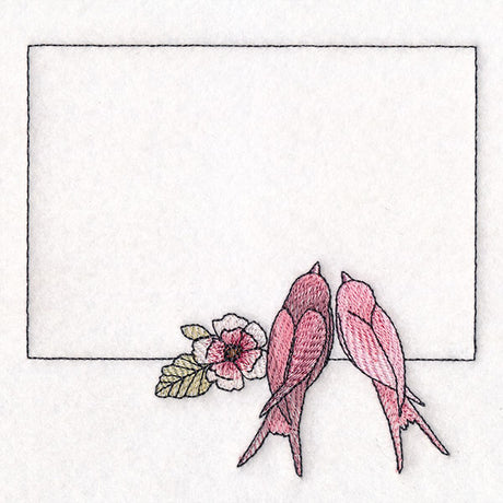 From the Heart Quilt Labels - Love Birds