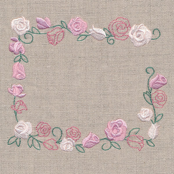 From the Heart Quilt Labels - Delicate Roses