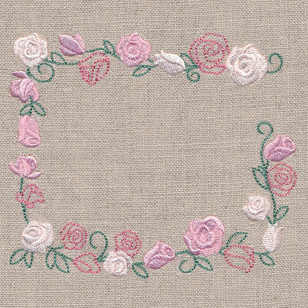 From the Heart Quilt Labels - Delicate Roses
