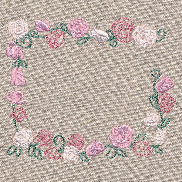 From the Heart Quilt Labels - Delicate Roses
