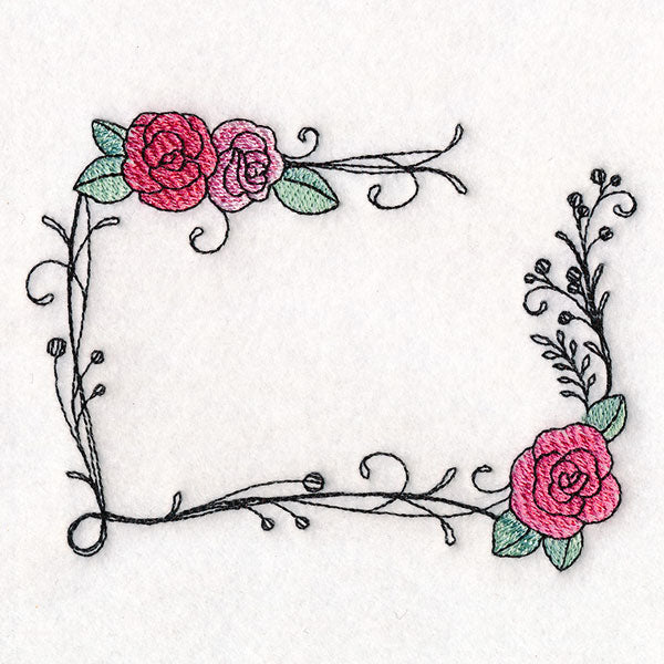 From the Heart Quilt Labels - Roses & Filigree