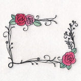 From the Heart Quilt Labels - Roses & Filigree