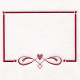 From the Heart Quilt Labels - Heart Filigree