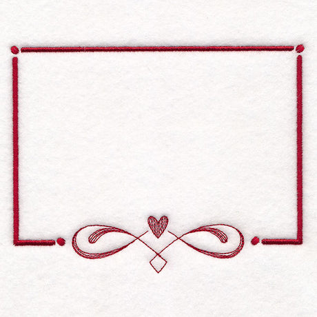 From the Heart Quilt Labels - Heart Filigree