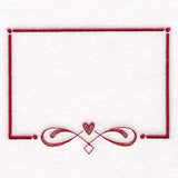 From the Heart Quilt Labels - Heart Filigree