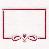 From the Heart Quilt Labels - Heart Filigree