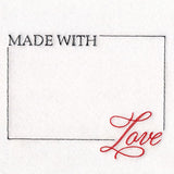 From the Heart Quilt Labels - Made with Love