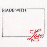 From the Heart Quilt Labels - Made with Love