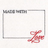 From the Heart Quilt Labels - Made with Love