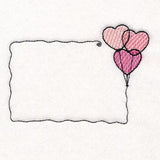From the Heart Quilt Labels - Heart Balloons