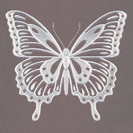 Floral Wreath & Butterfly Feature