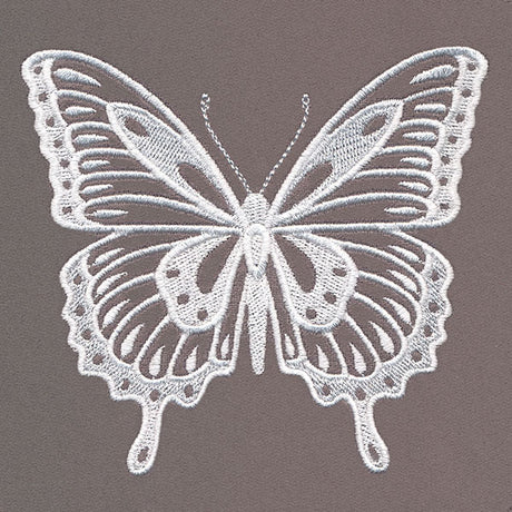 Floral Wreath & Butterfly Feature