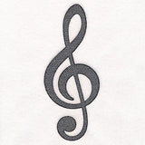 Of Note Treble Clef (Embossed)
