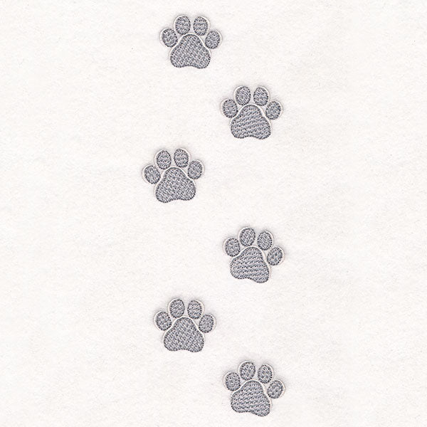 Animal Paw Prints (Embossed)