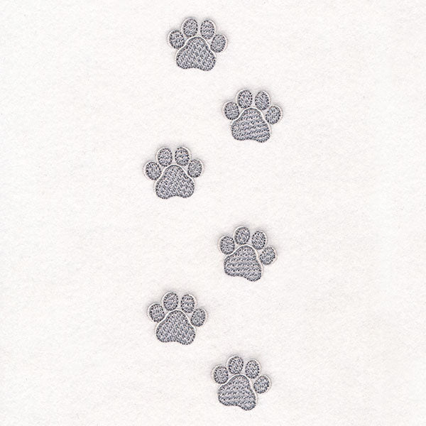 Animal Paw Prints (Embossed)